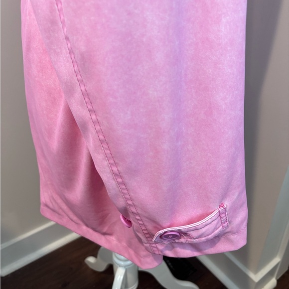 White Stag Women’s Plus 3X Pink Jacket / Coat – Belted • Floral Liner - Picture 2 of 12